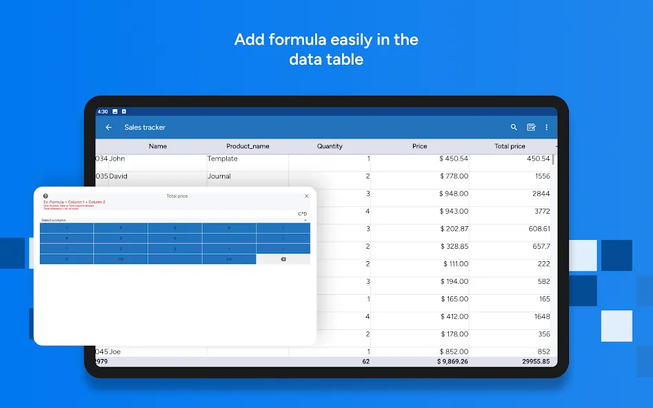 Table Notes - Mobile Excel screenshot 19