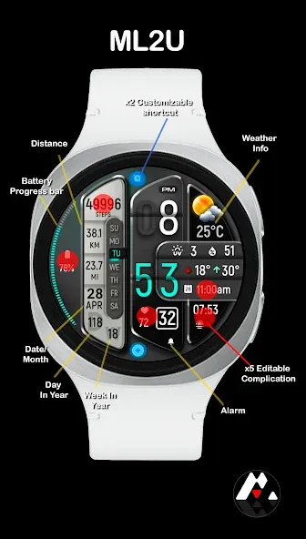 ML2U 414 Cyber Sport Watch screenshot 2