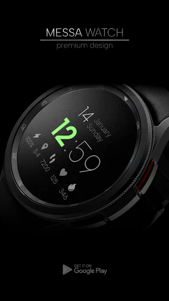 Minimal Digital Watch Face Pro screenshot 4