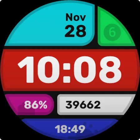 Simple Widget Watch Face v2 screenshot 12