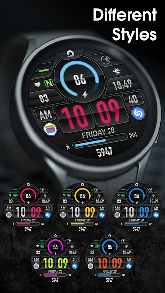 PRADO 11 Digital Watch Face screenshot 5