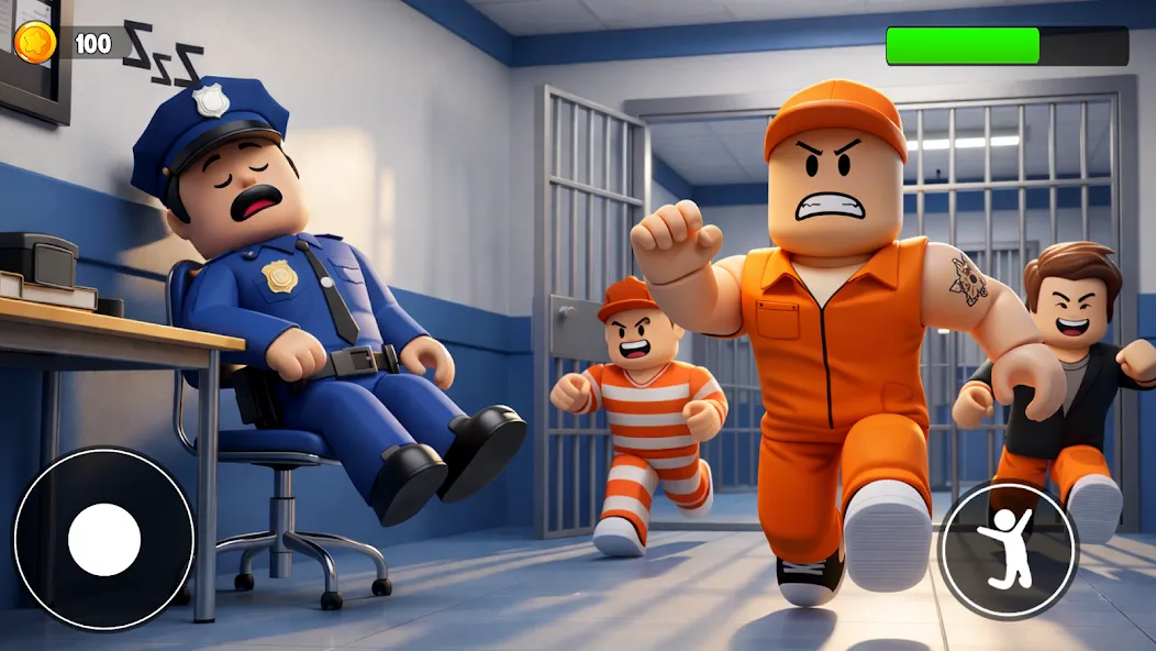 Prison Break Obby Run 3D screenshot 3