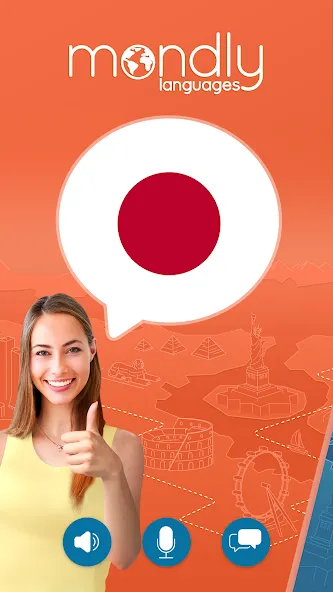 Mondly: Aprenda Japonês screenshot 1