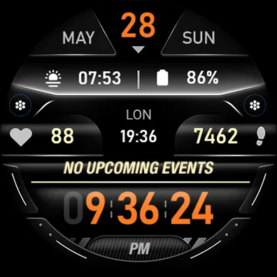 Digital Watch Face - RE03 screenshot 13