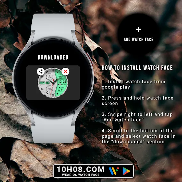 Watch face 10h08.com #114 screenshot 8