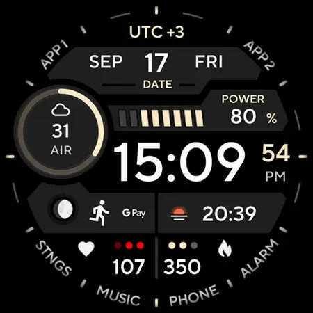 TACT ONE: Watch face screenshot 10