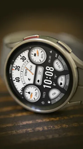 Hollow Black White ZKin Watch screenshot 11