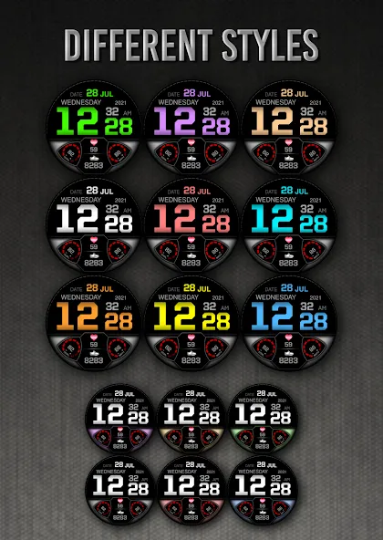 PW32 Time Digits Watch screenshot 3