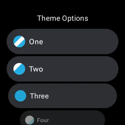 Blue Large Watch Face screenshot 7