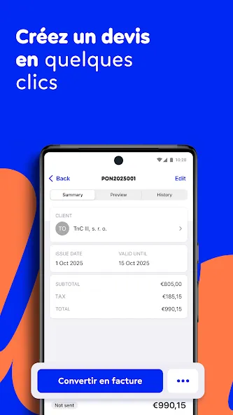 Facture & Devis avec BILLDU screenshot 2