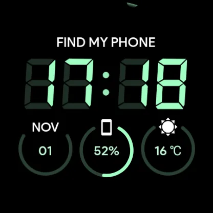 JHW Digital Bits: Watch face screenshot 11