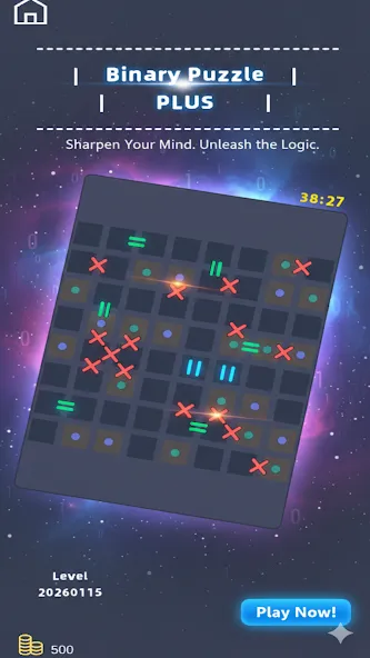 Binary Puzzle Plus screenshot 3
