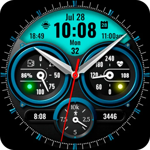 PT12 Hybrid Watch Face screenshot 36