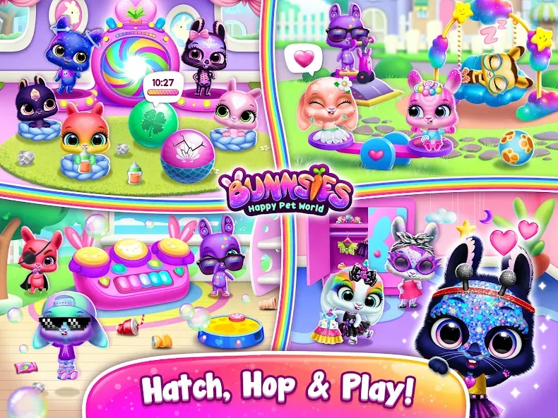 Bunnsies - Happy Pet World screenshot 11