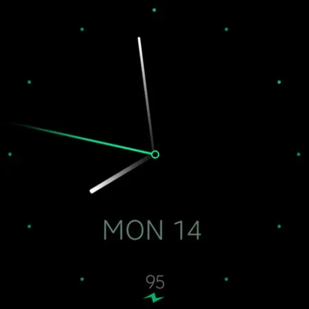 Minimal Black v27 watch face screenshot 12