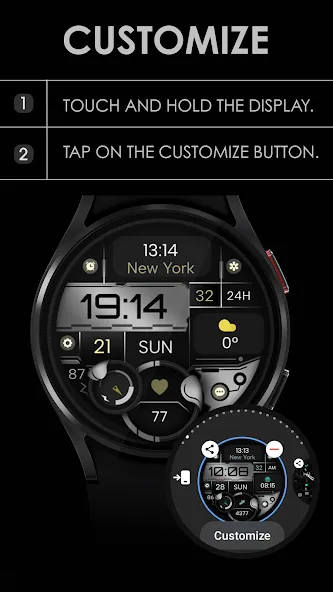Dream 137 Digital Watch Face screenshot 7