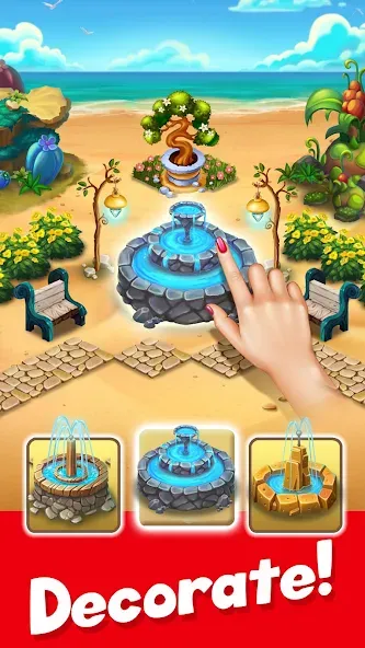 Tropic Trouble Match 3 Builder screenshot 2