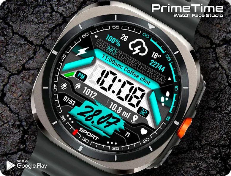 PT16 Digital Watch Face screenshot 7