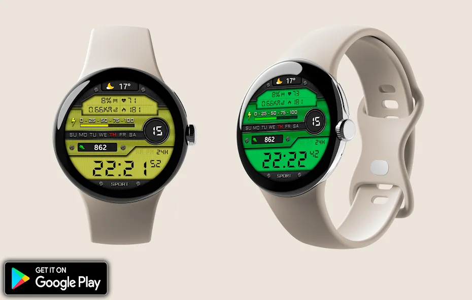 Digital Dadan Watch Face screenshot 2