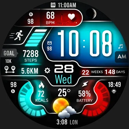 ML2U 258 Watch Face screenshot 25