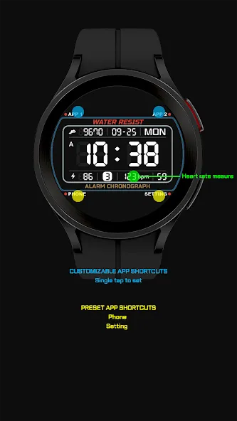 JJ-Digital030 Watch Face screenshot 8