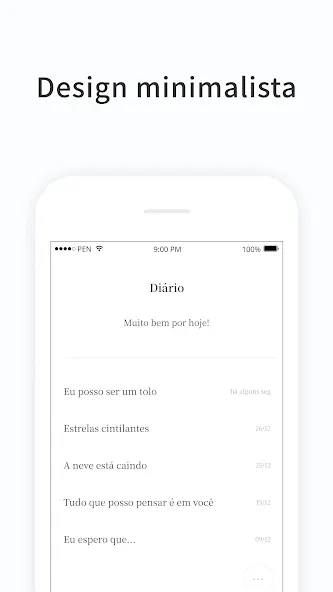 PenCake: notas simples, diário screenshot 1