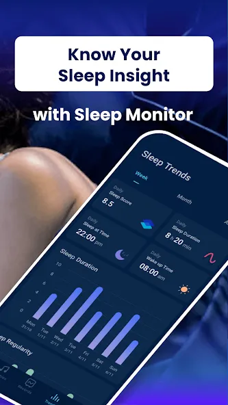 Sleep Monitor - 睡眠追踪、录鼾声梦话、助眠 screenshot 26