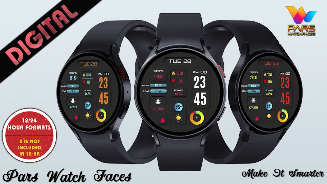 Vega Digital Watch Face screenshot 2