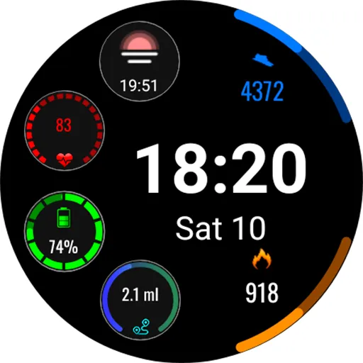 Digital Muran Watch Face screenshot 8