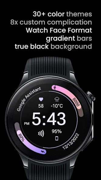 Athlete 2: Watch face screenshot 2