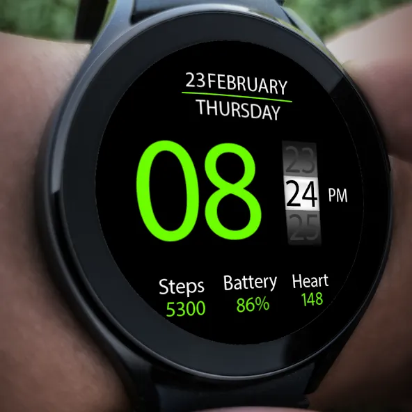 Key020 Digital Watch Face screenshot 6
