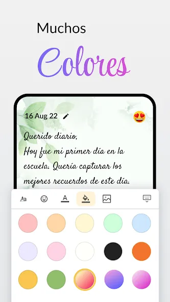 Diario: Secreto Journal, Notas screenshot 2