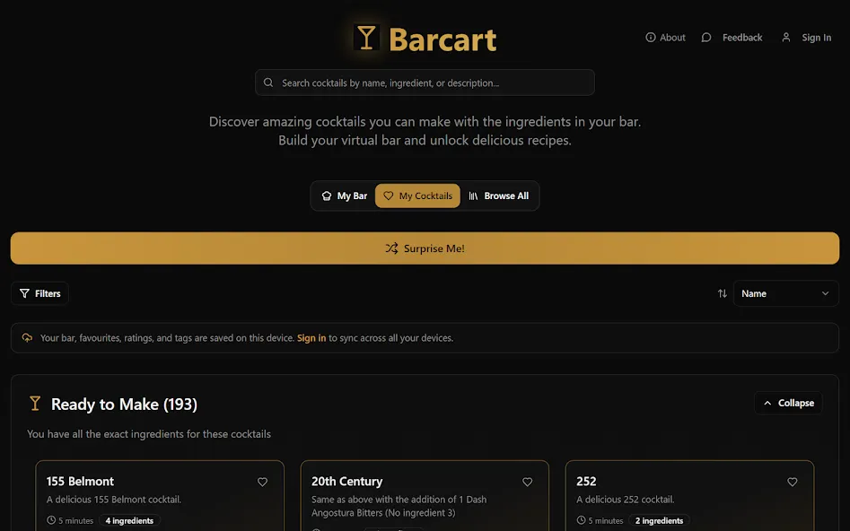 Barcart screenshot 12