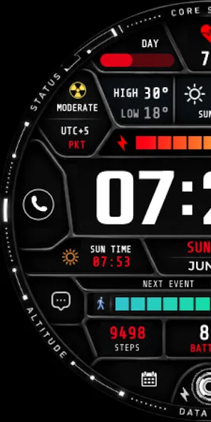Cipher 0̸x Mission Watch Face screenshot 2