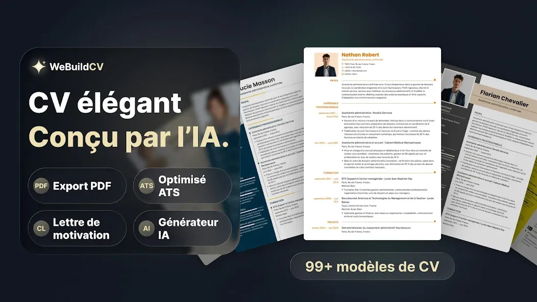 CV Maker - Créateur Resume AI screenshot 1
