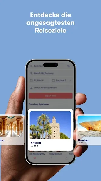 Omio: Bahn, Bus, Flüge, Fähre screenshot 4
