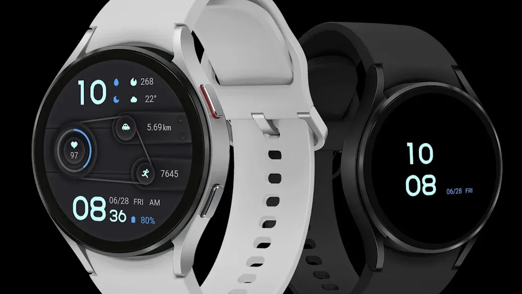 Blue Imitation For Wear OS screenshot 1