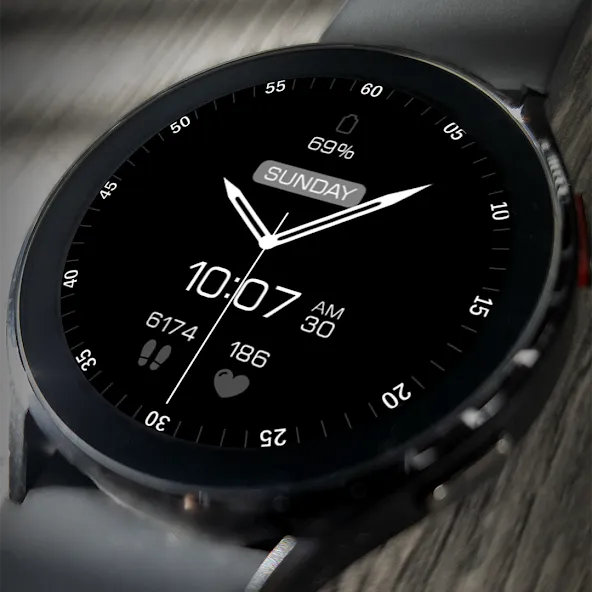 Key063 Analog Watch Face screenshot 1