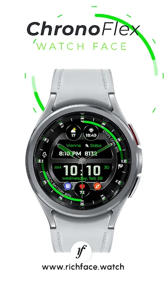 ChronoFlex Watch Face screenshot 1