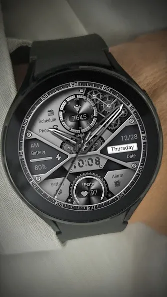 ZKin WatchFace White Machinery screenshot 4