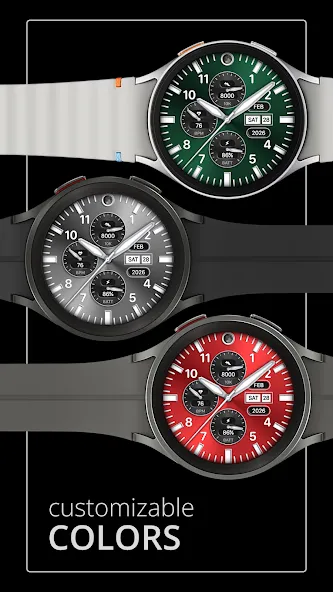 DADAM122: Analog Watch Face screenshot 3