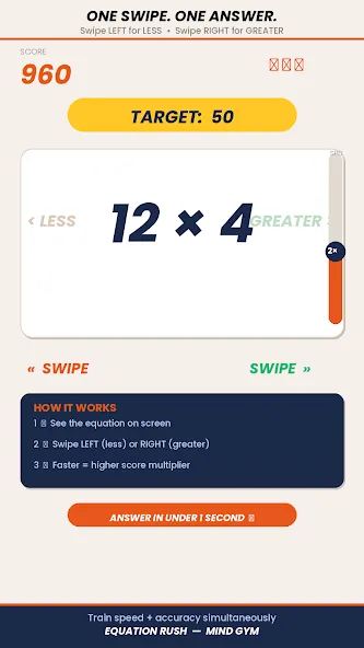Equation Rush - Brain Training screenshot 5