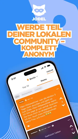 Jodel: Hyperlokale Community screenshot 1
