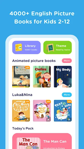 PalFish English - Picture Book screenshot 1