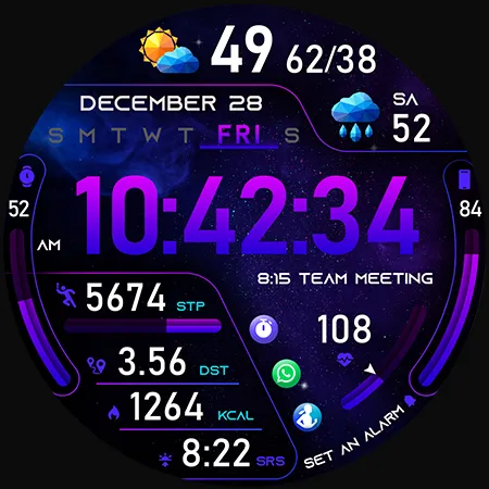 PER49 Digital Watch Face screenshot 42