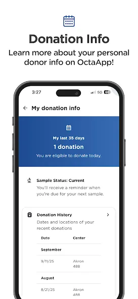 OctaApp - Donate Plasma screenshot 3