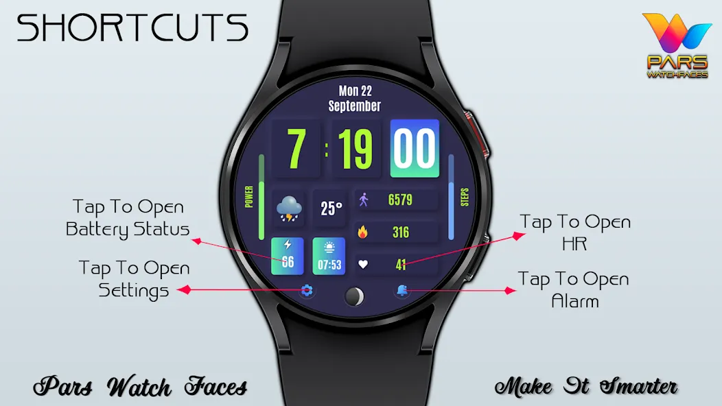 Baku Digital Watch Face screenshot 5