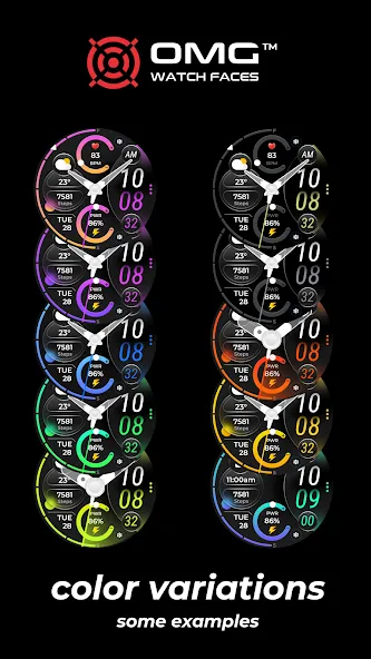 OMG 339 Hybrid Watch Face screenshot 8