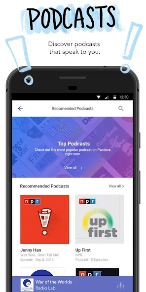 Pandora - Music & Podcasts screenshot 5