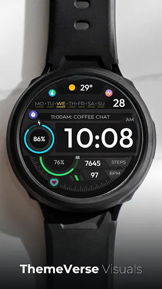 TVV Sport 5 Digital Watch Face screenshot 1